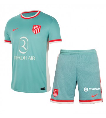 Atletico Madrid Segunda Equipación Niños 2024-25 Manga Corta (+ Pantalones cortos)